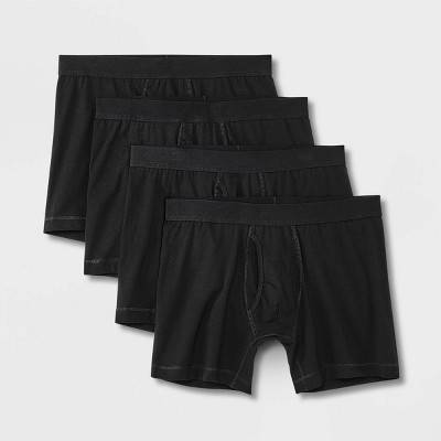 Goodfellow & Co. Support Pouch Boxer Briefs, Men, L, Black (4 ct)