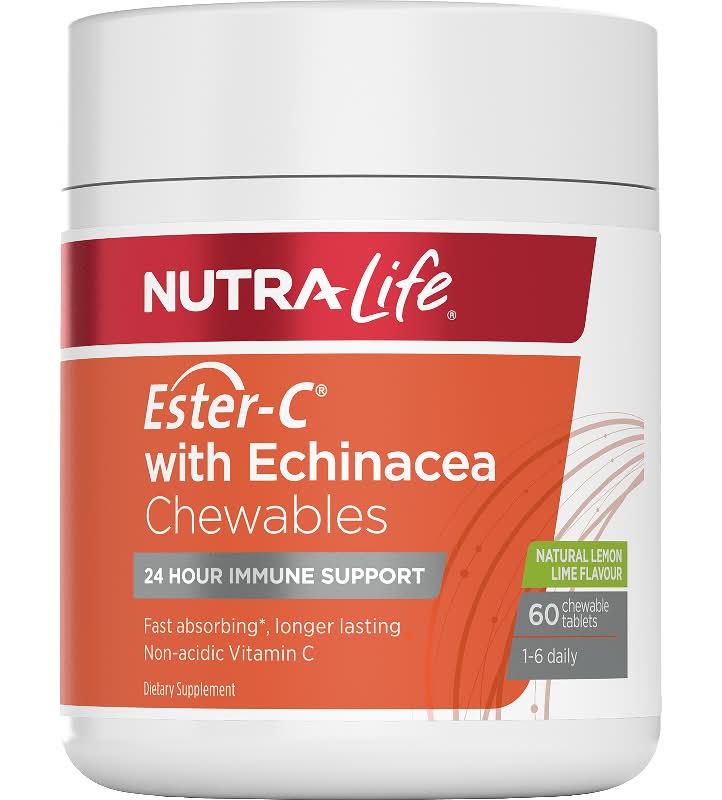 Nutra-Life Ester-C with Echinacea Chewables Tablets 60s