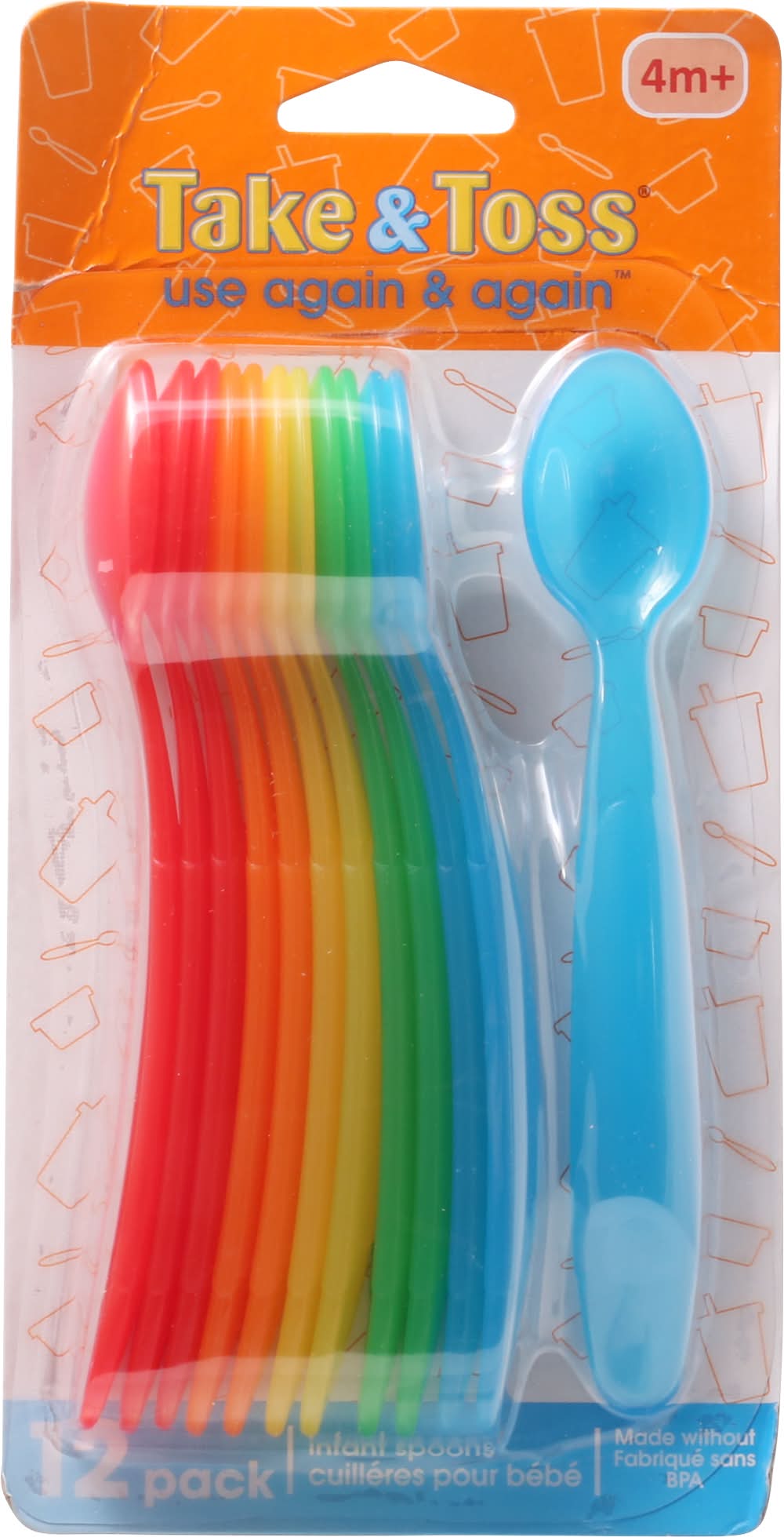 Take & Toss 4M+ Infant Spoons (1.9 oz)