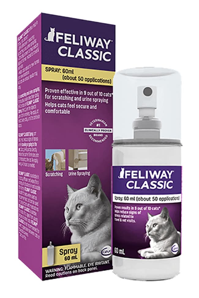 Feliway Cat Classic Calming Pheromone Spray (60 ml)