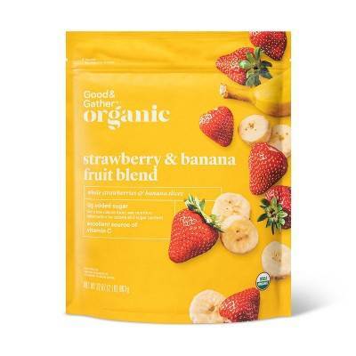 Good & Gather Organic Strawberry & Banana Frozen Fruit Blend - 32oz - Tm