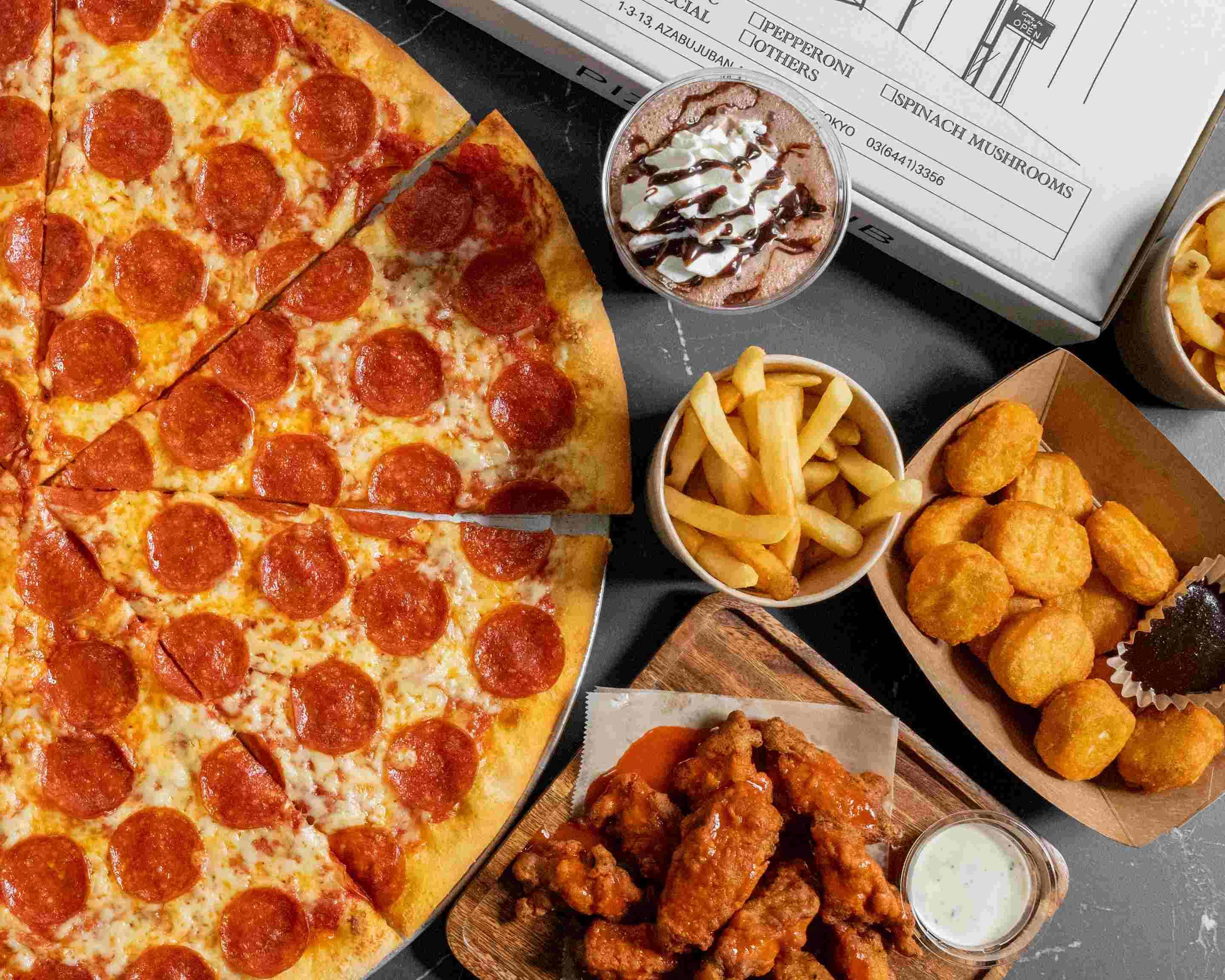 Nim's Pizzaのメニュー| お得情報と値段 | 港区 でデリバリー ・ 配達