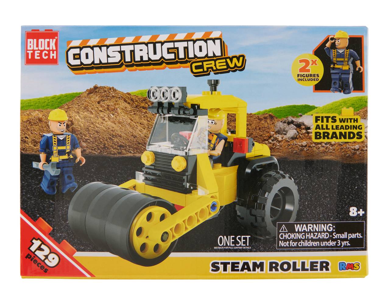 Block Tech Construction Crew, Steamroller