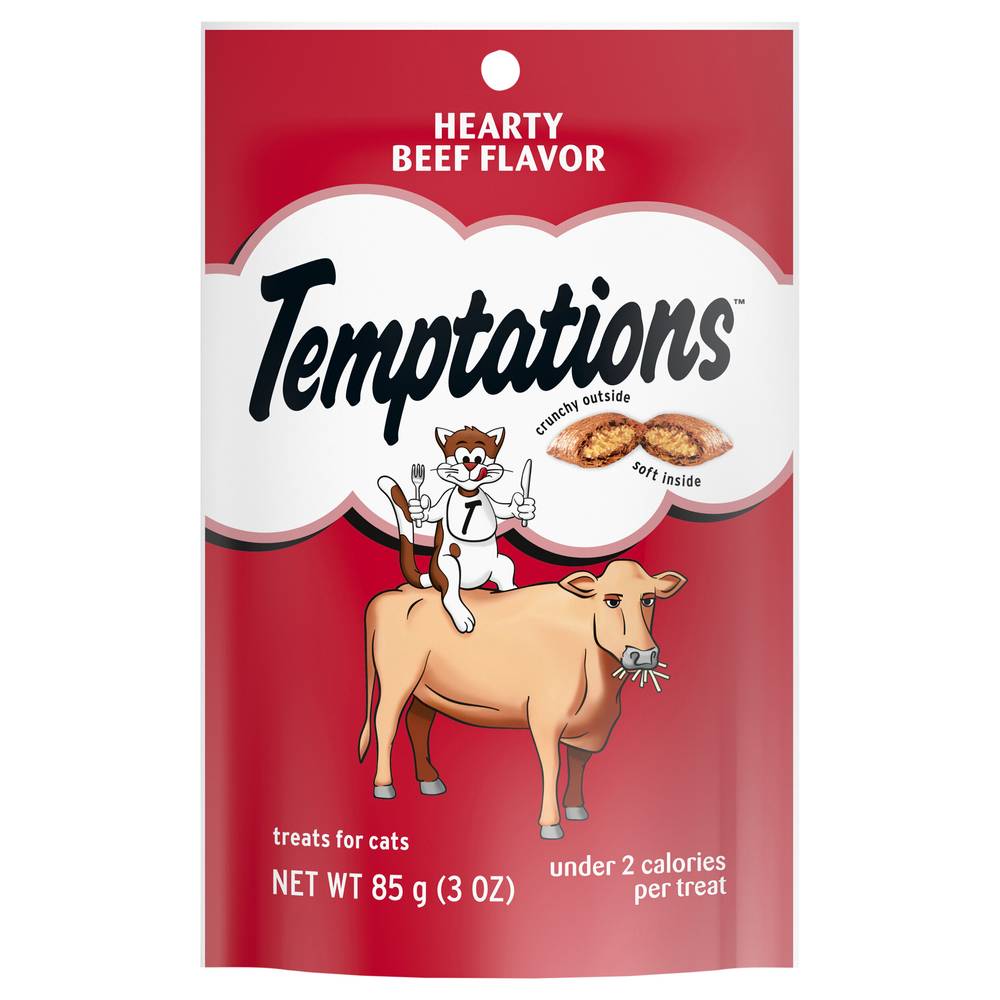 Temptations Classic Cat Treats, Hearty Beef Flavor (3.3 oz)