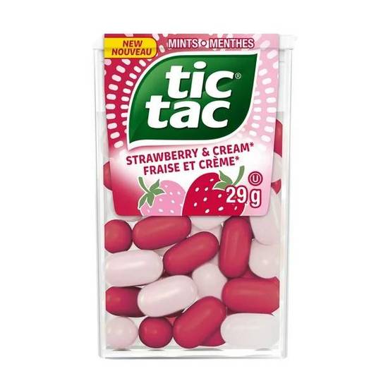 Tic Tacs Fraises et Crème / Strawberry and Creme