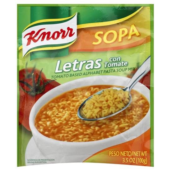 Knorr Letras Con Tomate Tomato Soup Mix (3.5 oz)