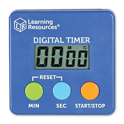 Learning Resources 100 Minutes Digital Timer, Multicolored (LER4339)