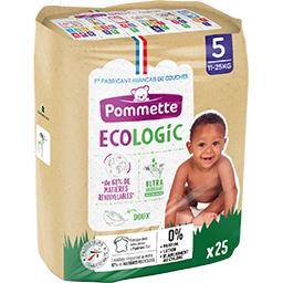 Pommette - Couches Ecologic taille 5 : 11-25 kg