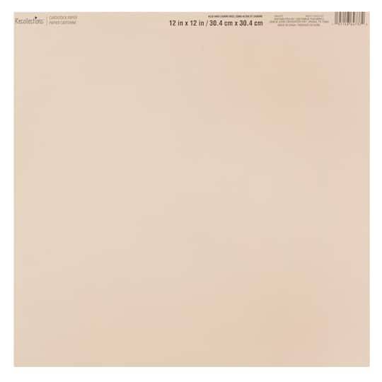 Smooth Solid Cardstock Paper By Recollections, 12" X 12"