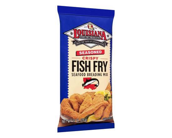 Louisiana Fish Fry Products Seasoned Crispy Fish Fry Breading Mix