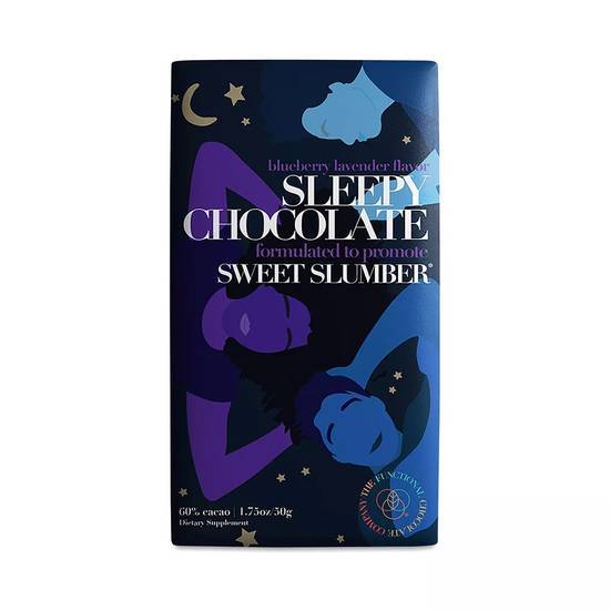 Sweet Slumber The Functional Sleepy Chocolate, Blueberry - Lavender (1.75 oz)