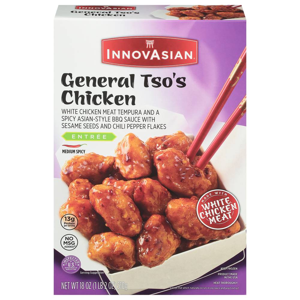 InnovAsian Medium Spicy General Tso's Chicken Entree (1.12 lbs)