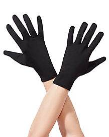 Short Black Gloves (Standard Adult)