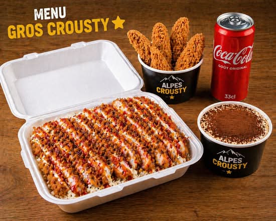 Menu gros crousty