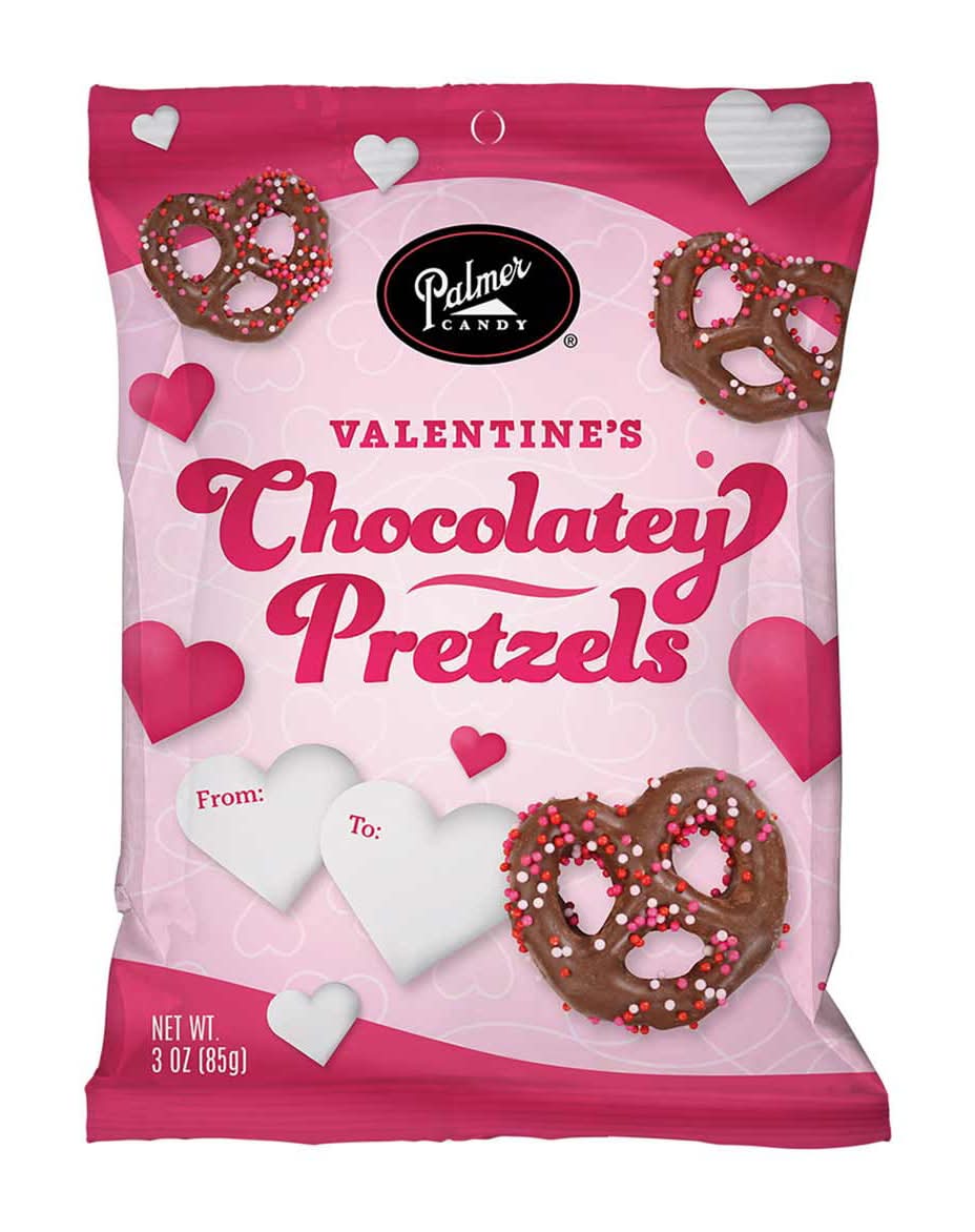 Palmer Candy Valentine's Chocolatey Pretzels (3 oz)
