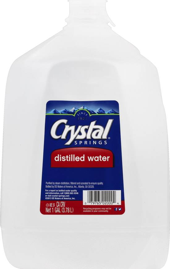 Crystal Springs Distilled Water (1 gal)