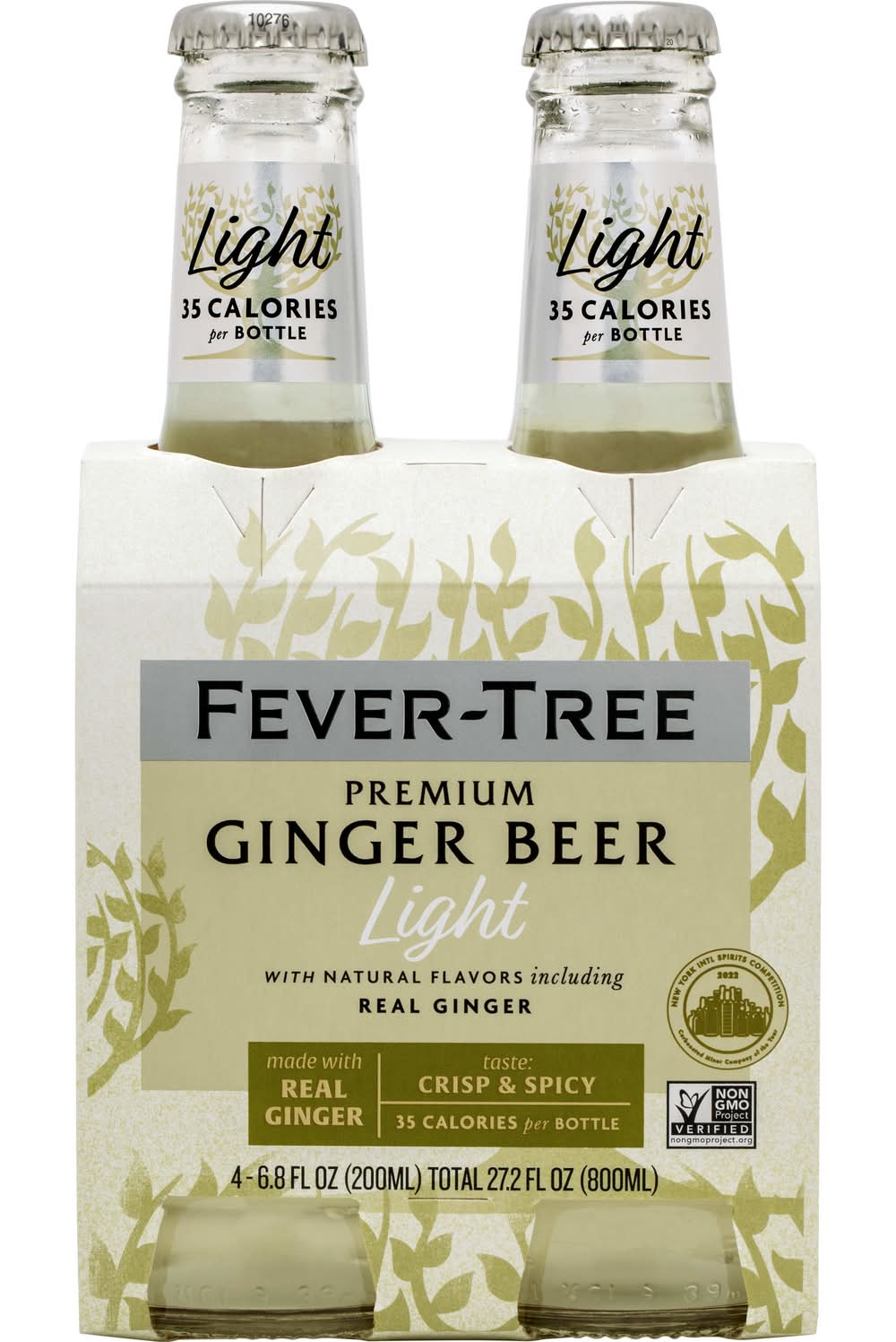 Fever-Tree Premium Light Ginger Beer (4 x 6.8 fl oz)