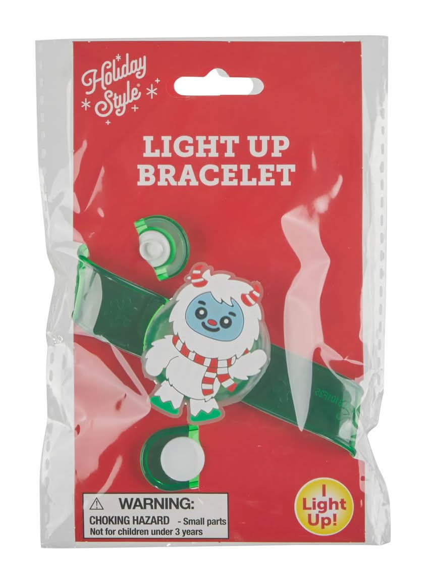 Holiday Style Light Up Bracelet, Assorted