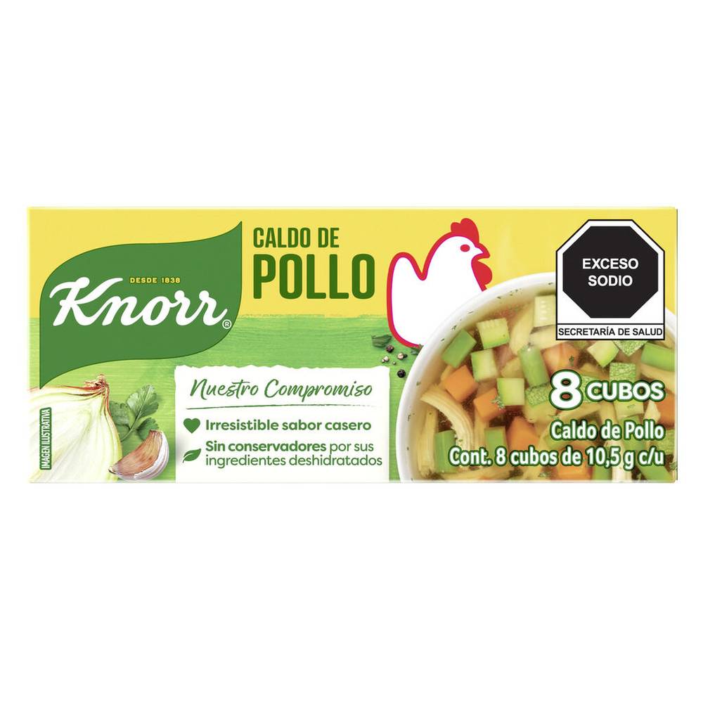 Knorr · Caldo de pollo (8 un)