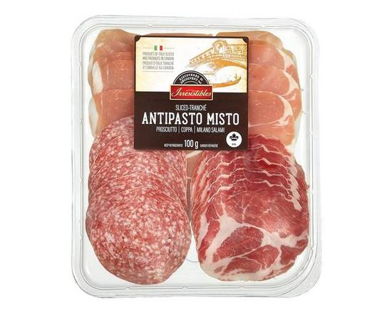 Irresistibles · Antipasto misto tranché (100 g) - Antipasto misto sliced (100 g)