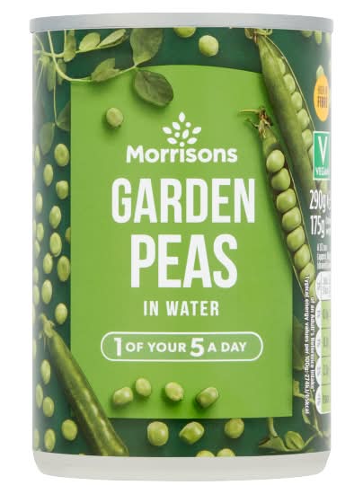 Morrisons Garden Peas in Water (290g)