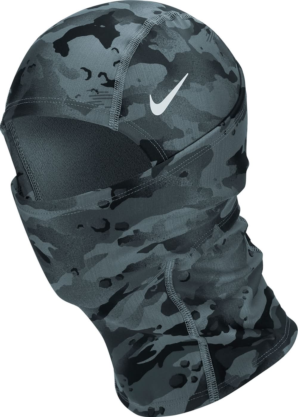 Nike Men's Pro Hyperwarm Hood (Smoke Grey/Black/White, One Size)