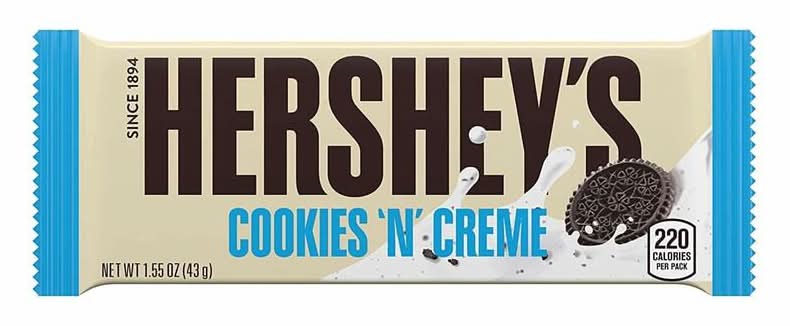 Hershey's Cookies N Creme Bar, Chocolate (43 g)