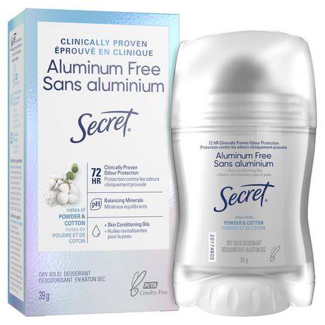 Secret Clinically Proven Aluminum Free Deodorant (female)
