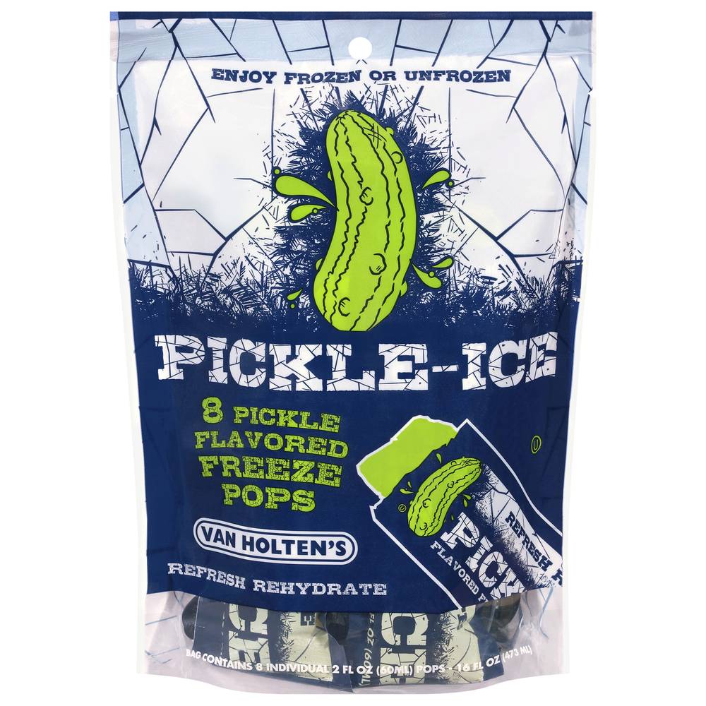 Van Holten's Pickle-Ice Freeze Pops (16 oz, 8 ct)