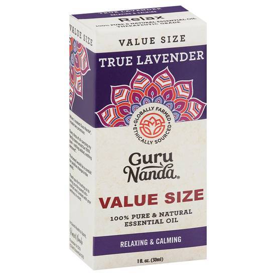 Gurunanda 100% Pure & Natural True Lavender Essential Oil
