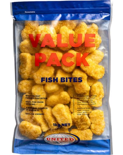 United Fisheries Ltd Fish Bites Value pack (1kg)