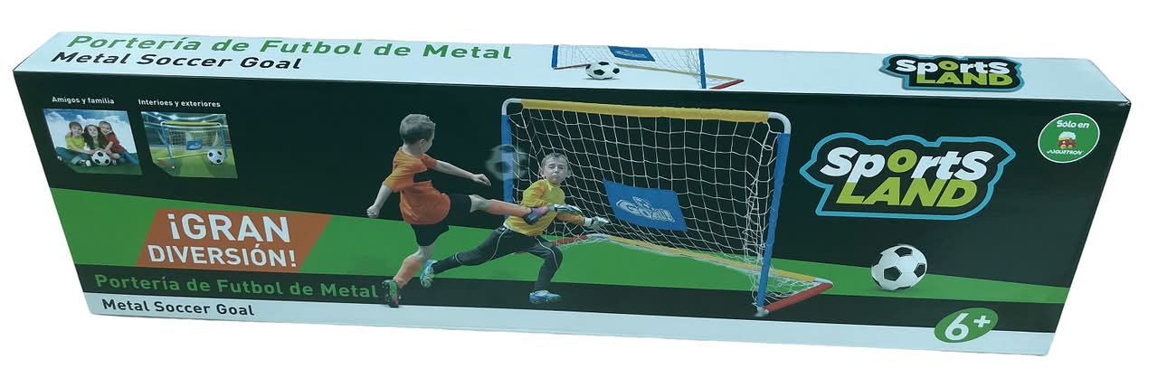 Sports Land · Porteria de futbol de metal 6+