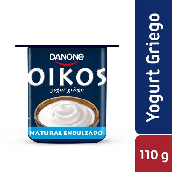 Danone yogur griego oikos natural endulzado (110 g)