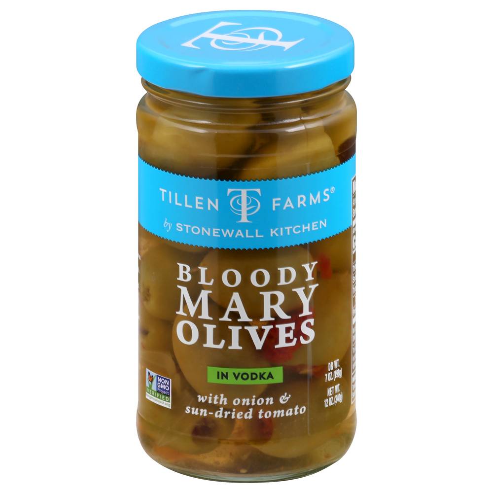 Tillen Farms Bloody Mary Olives in Vodka (12 oz)