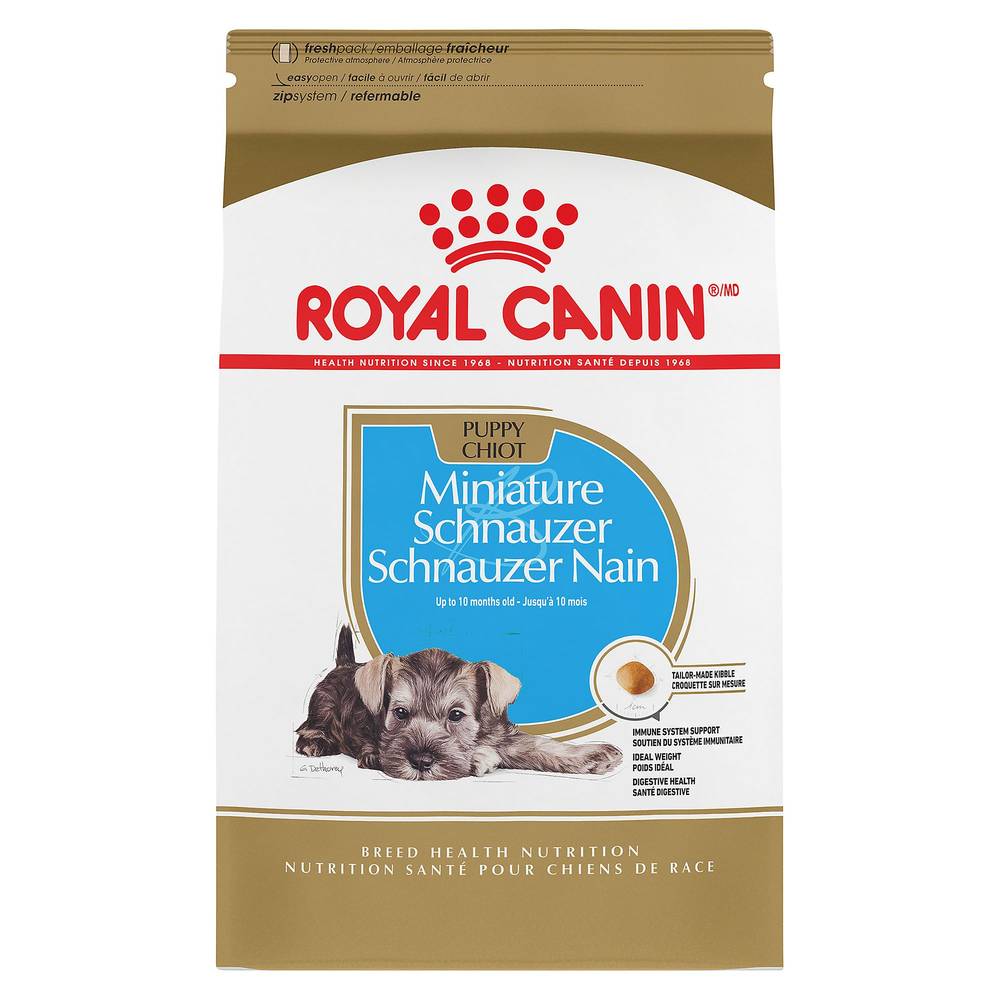 Royal Canin Breed Health Nutrition Miniature Schnauzer Puppy Dry Dog Food (2.5 lbs)