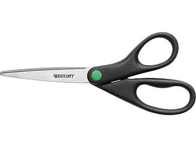 Westcott Kleenearth Scissors Pointed Black