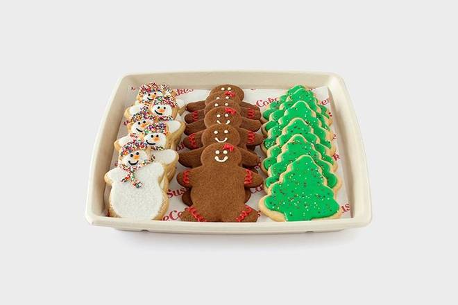 Holiday Frosted Sugar Cookie Platter