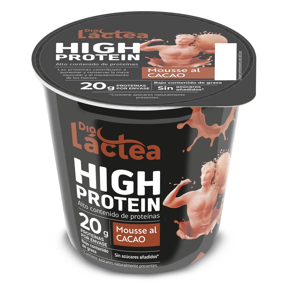 Mousse De Cacao Alta En Proteínas Dia Láctea Vaso 200 G