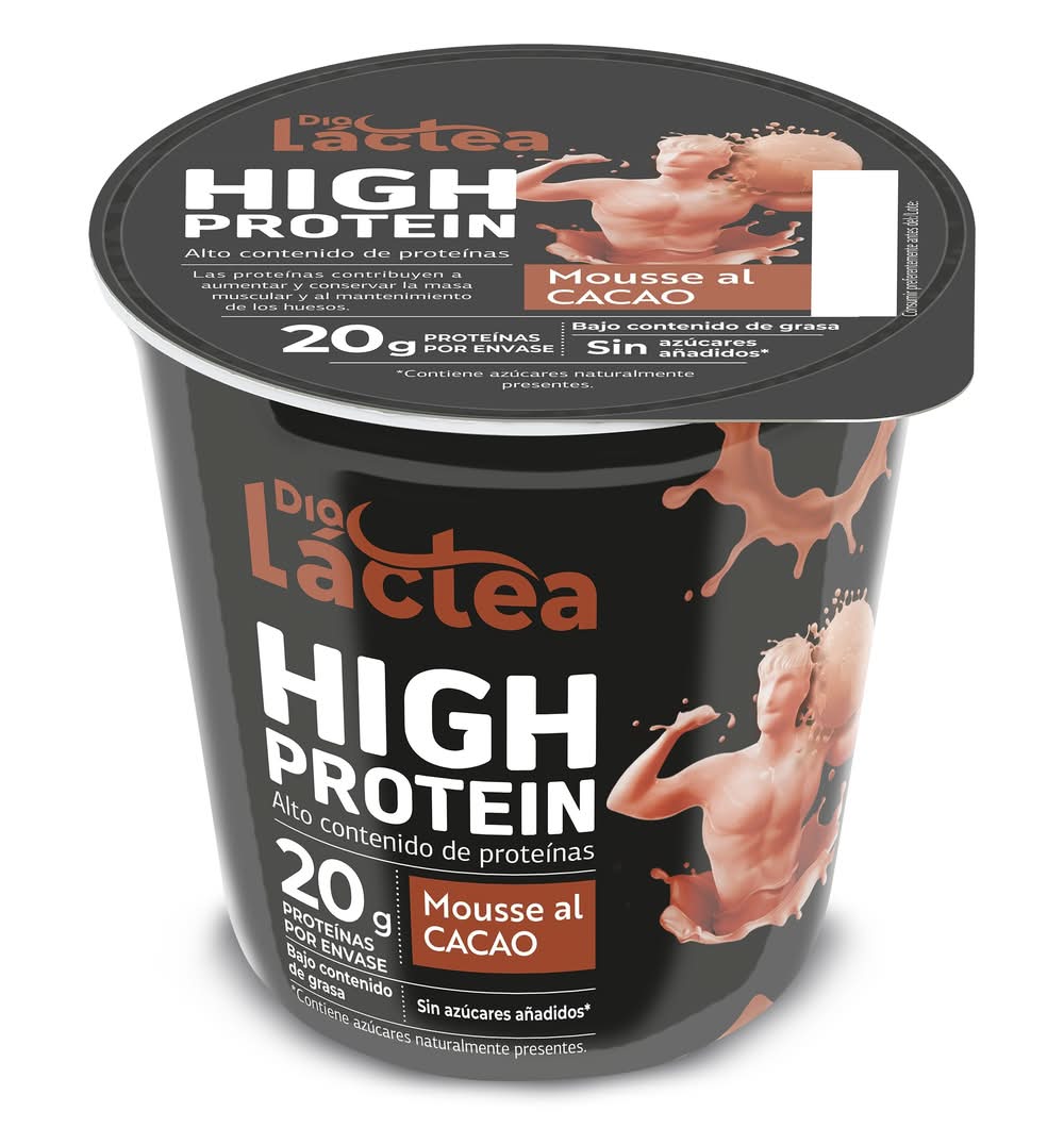 Mousse De Cacao Alta En Proteínas Dia Láctea Vaso 200 G