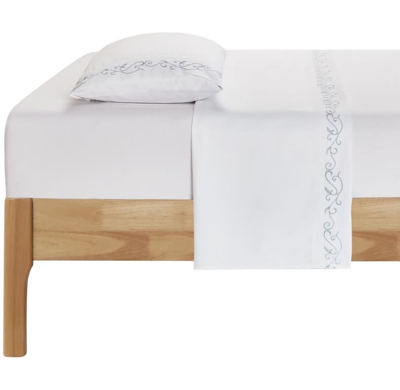 Stylo · Sábanas microfibra bordada - 2 plazas - Diseño 22