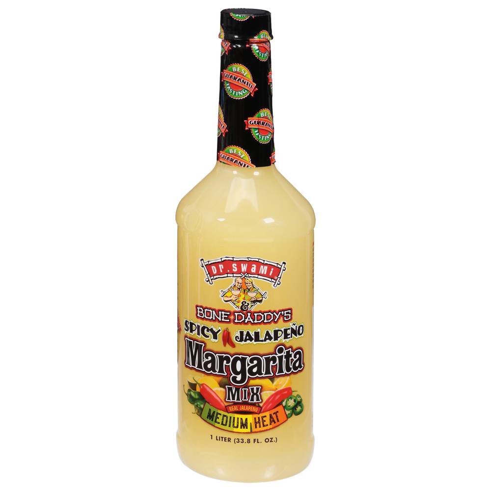 Dr. Swami and Bone Daddy's Spicy Jalapeno Margarita Mix (35.3 oz)