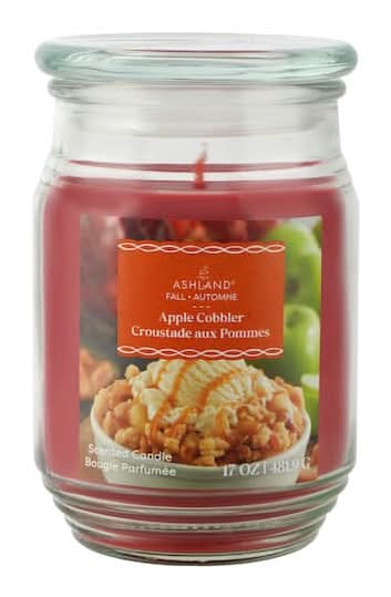 Ashland Fall Scented Jar Candle, Apple Cobbler (17 oz)