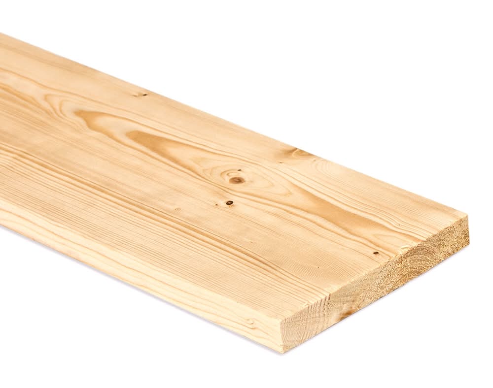 ReliaBilt 1-in x 6-in x 4-ft Unfinished #2 Better S4S Whitewood Common Softwood Board