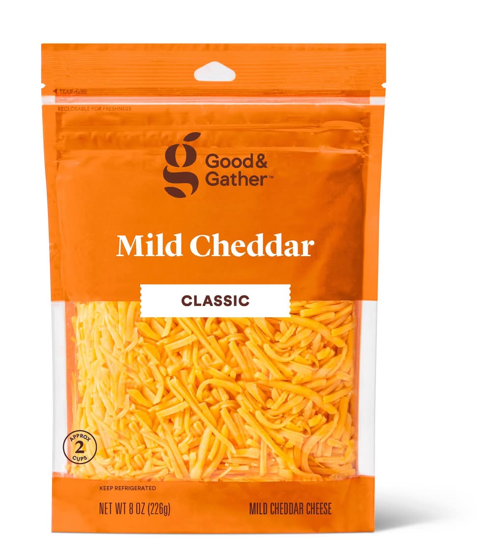 Good & Gather Shredded Mild Cheddar Cheese (8 oz)