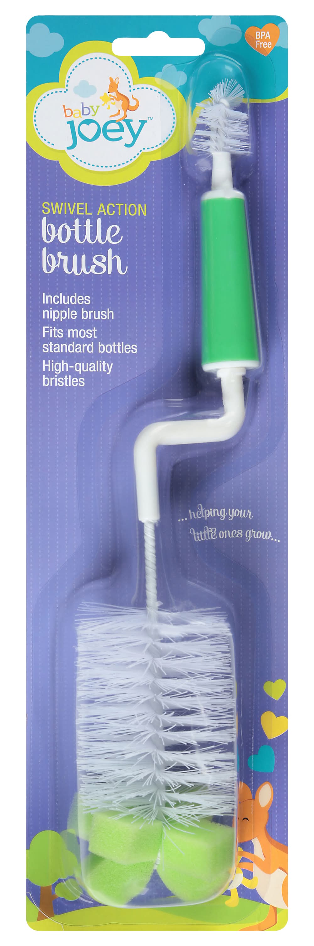 Baby Joey Swivel Action Bottle Brush (4 oz)