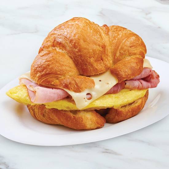 Ham Egg & Swiss Croissant