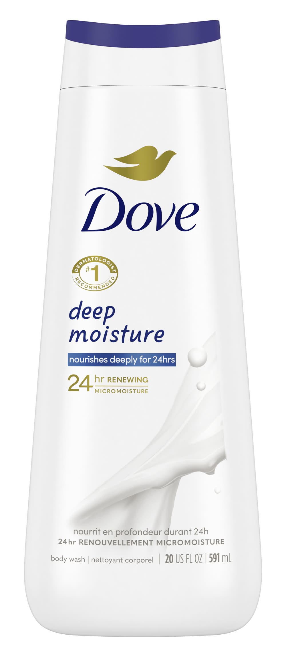 Dove Deep Moisture Hydrating Body Wash (20 fl oz)