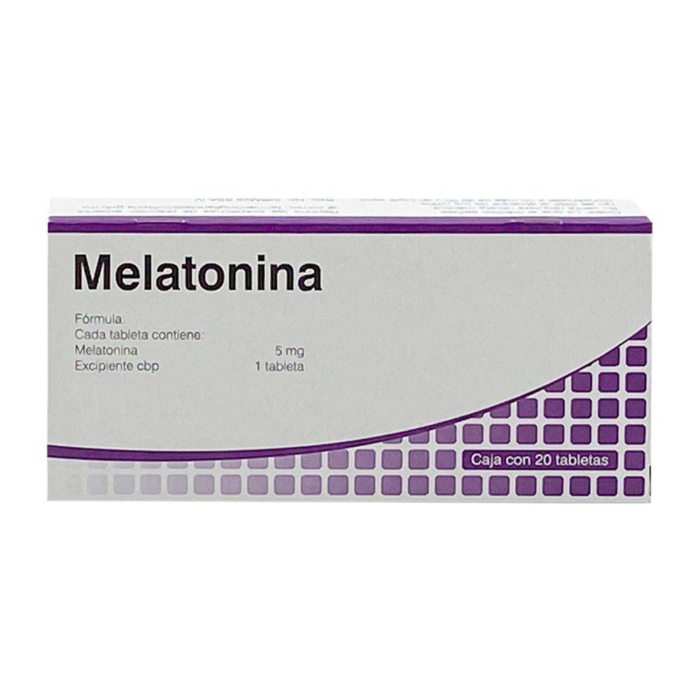 Tecnofarma melatonina tableta 5 mg (20 piezas)