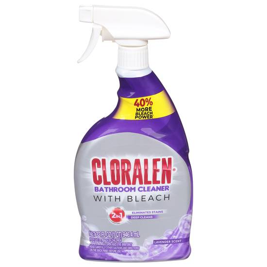 Cloralen Lavender Scent Bathroom Cleaner With Bleach