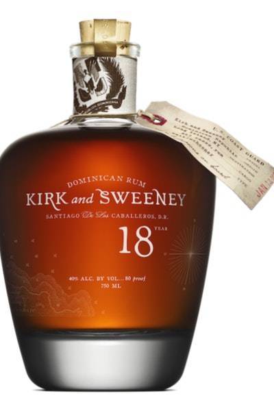 Kirk & Sweeney Rum 18 Year (750ml bottle)